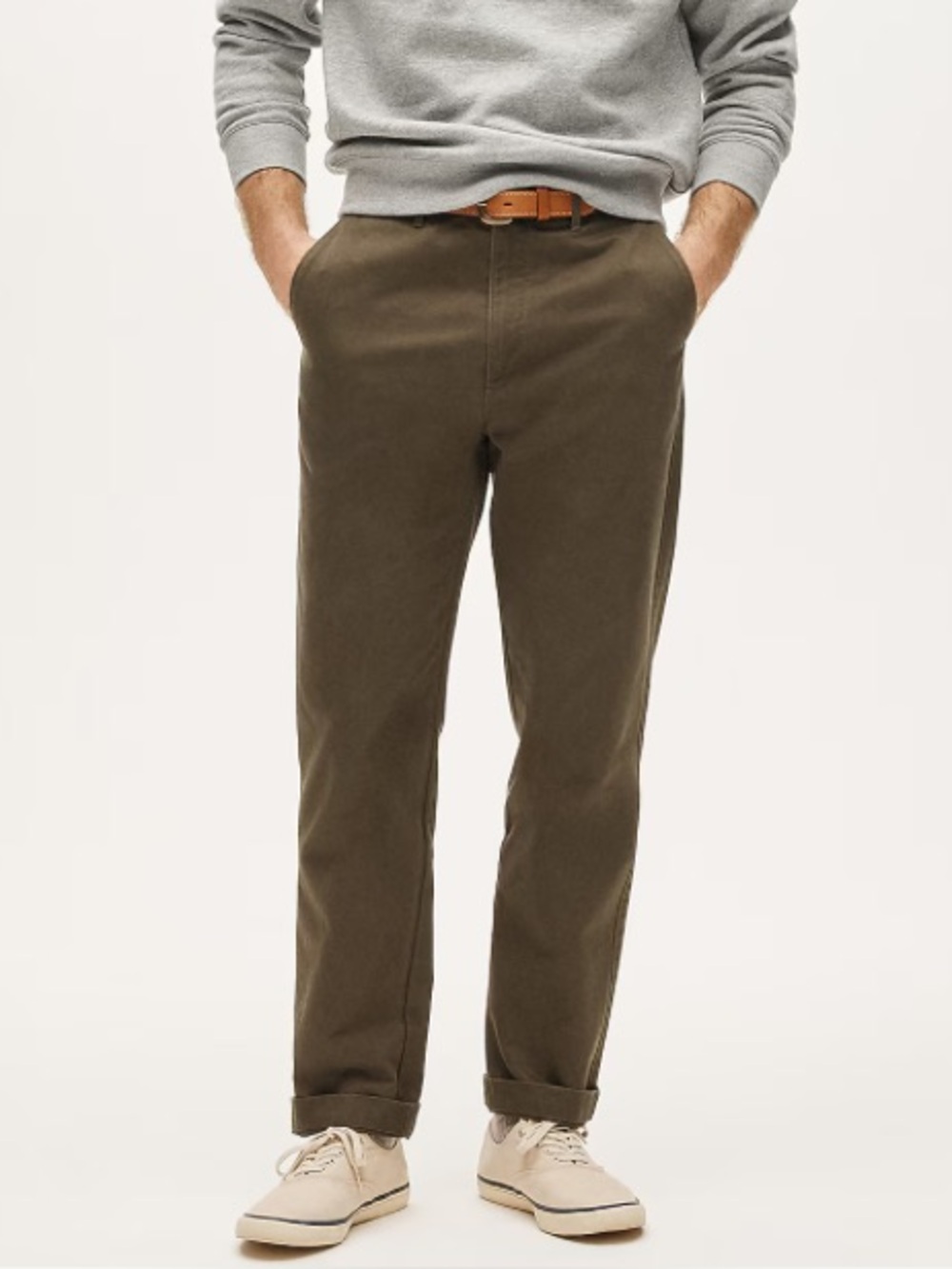 J crew catskill green Broken-in Straight chino pant 29 32